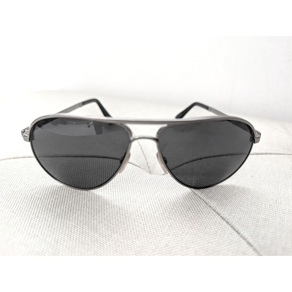 Tom Ford Charles TF144 Polarized Aviator Sunglasses Gunmetal Grey Made in Italy